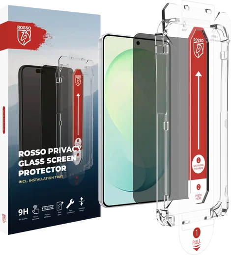 Rosso Samsung Galaxy S26 FE Privacy Glass met Installatietray Dust Removal afbeelding 1