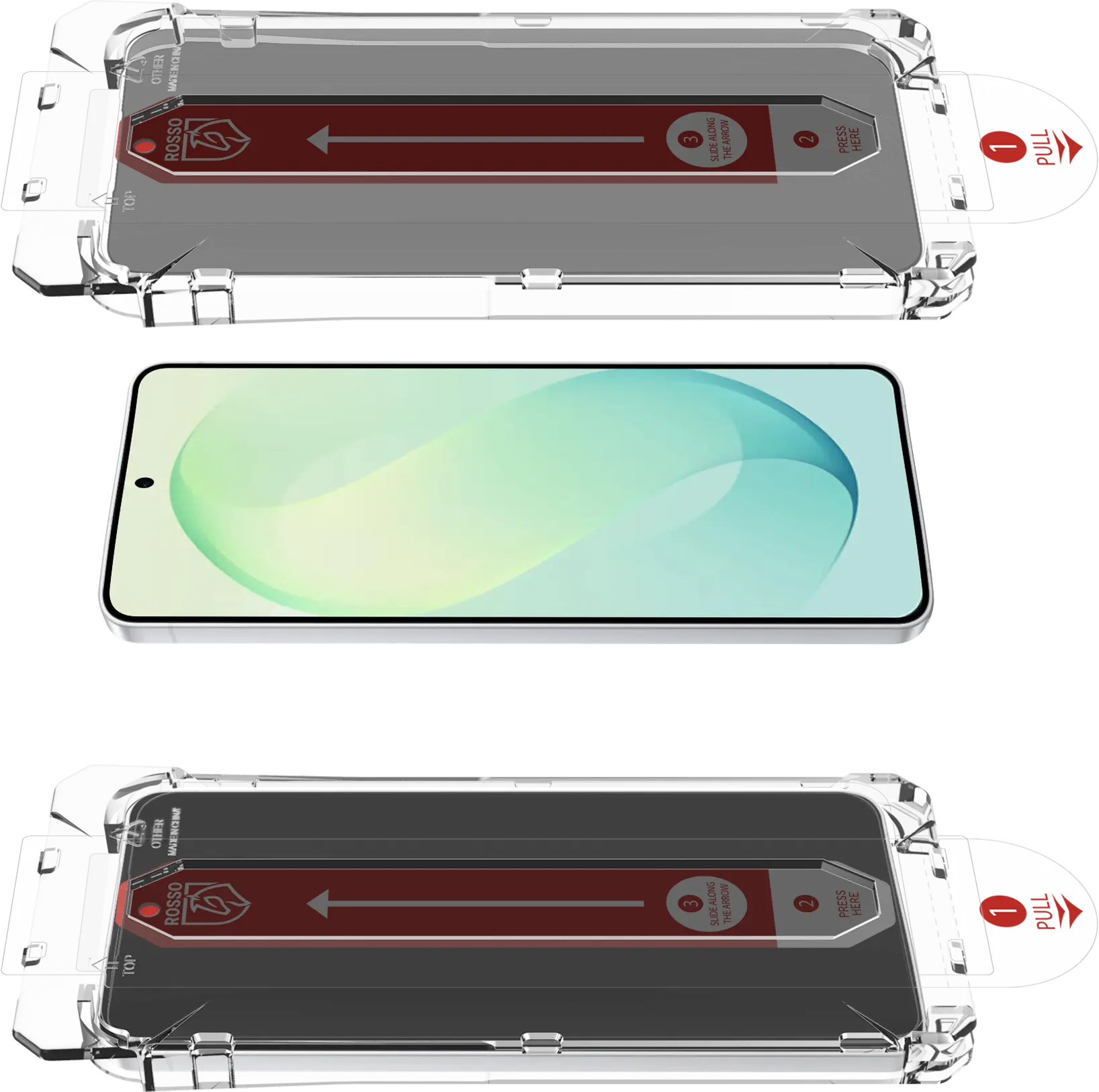Rosso Samsung Galaxy S26 FE Privacy Glass met Installatietray Dust Removal afbeelding 9
