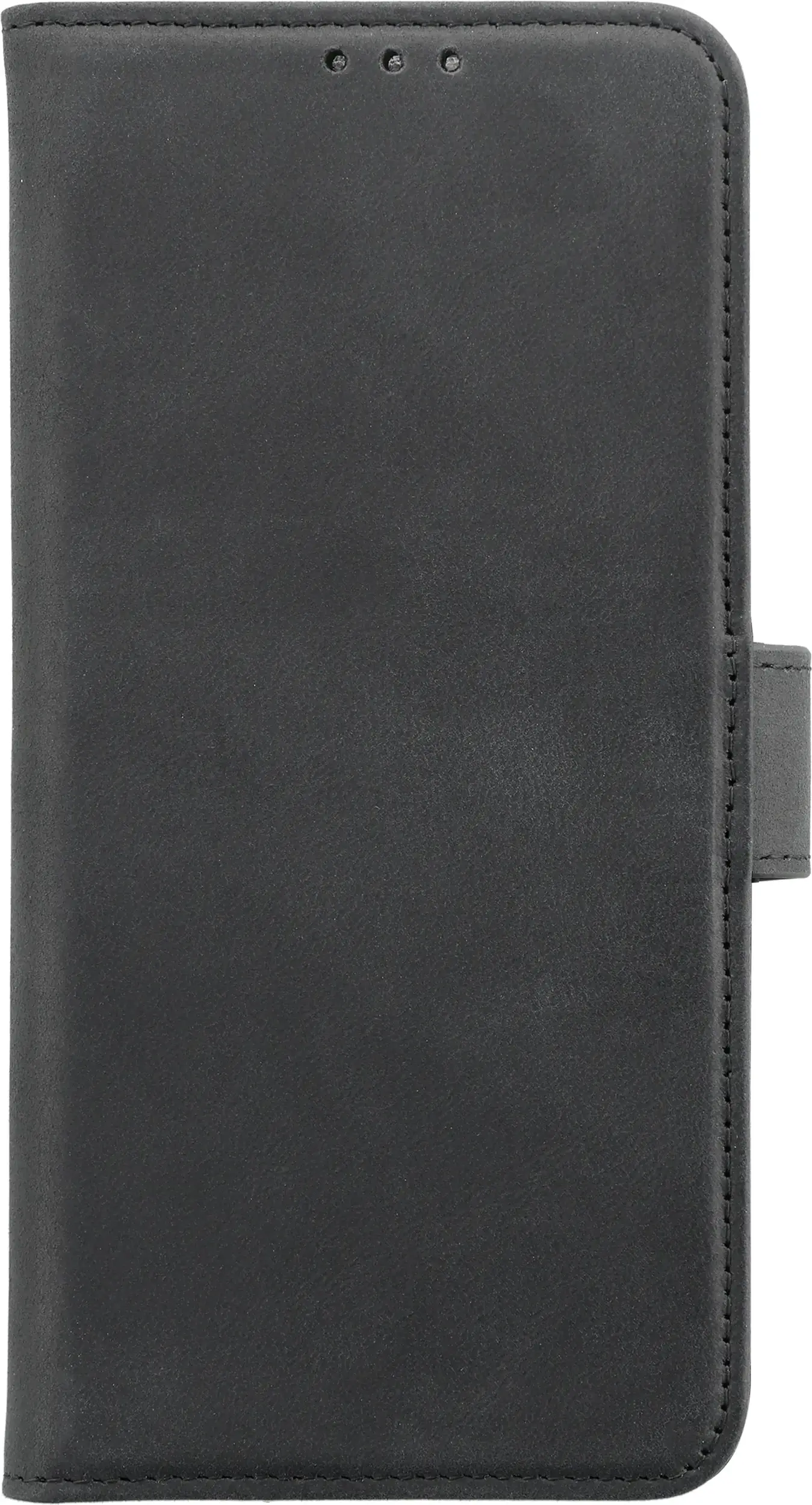 Rosso Deluxe Apple iPhone 18 Pro Hoesje Echt Leer Book Case Zwart afbeelding 12