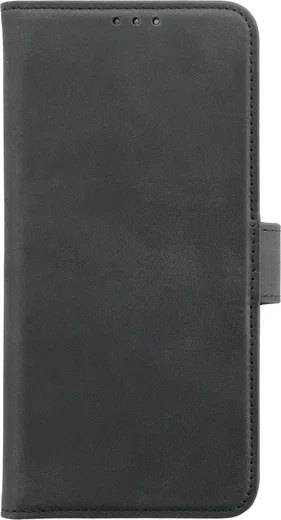 Rosso Deluxe Apple iPhone 18 Pro Hoesje Echt Leer Book Case Zwart afbeelding 12