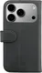Rosso Deluxe Apple iPhone 18 Pro Hoesje Echt Leer Book Case Zwart afbeelding 2