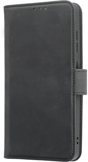Rosso Deluxe Apple iPhone 18 Pro Hoesje Echt Leer Book Case Zwart afbeelding 11