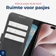 Rosso Deluxe Apple iPhone 18 Pro Hoesje Echt Leer Book Case Zwart afbeelding 4