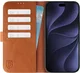 Rosso Deluxe Apple iPhone 18 Pro Max Hoesje Echt Leer Book Case Bruin