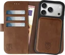 Rosso Element Uitneembaar 2-in-1 Apple iPhone 18 Pro Hoesje Bruin