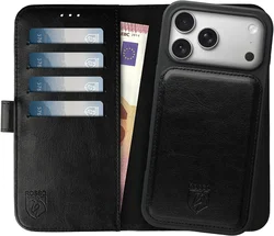 Rosso Element Uitneembaar 2-in-1 Apple iPhone 18 Pro Max Hoesje Zwart afbeelding