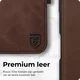 Rosso Elite iPhone 18 Pro Hoesje met MagSafe Book Case Echt Leer Bruin afbeelding 7