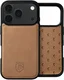 Rosso Elite iPhone 18 Pro Hoesje met MagSafe Book Case Echt Leer Licht bruin afbeelding 6