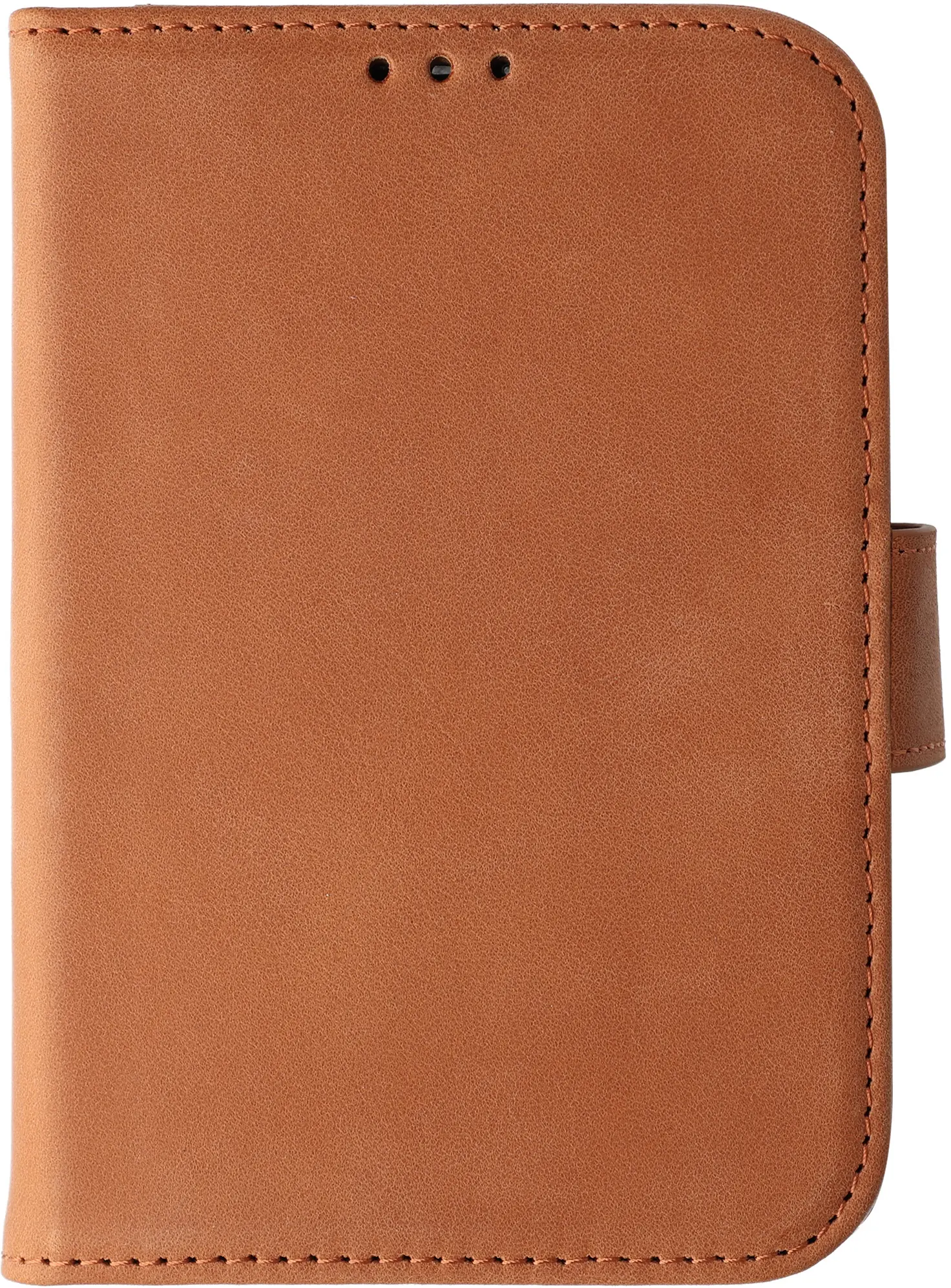 Rosso Deluxe Apple iPhone Duo Hoesje Echt Leer Book Case Bruin afbeelding 7