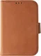 Rosso Deluxe Apple iPhone Duo Hoesje Echt Leer Book Case Bruin afbeelding 7