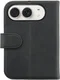 Rosso Deluxe Apple iPhone Duo Hoesje Echt Leer Book Case Zwart afbeelding 10