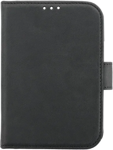 Rosso Deluxe Apple iPhone Duo Hoesje Echt Leer Book Case Zwart afbeelding 9