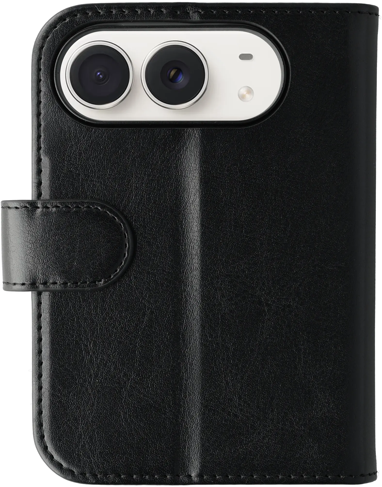 Rosso Element Apple iPhone Duo Hoesje Book Case Wallet Zwart afbeelding 1