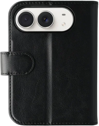 Rosso Element Apple iPhone Duo Hoesje Book Case Wallet Zwart afbeelding 1