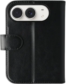 Rosso Element Apple iPhone Duo Hoesje Book Case Wallet Zwart
