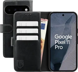 Rosso Element Google Pixel 11 Pro Hoesje Book Case Wallet Zwart afbeelding