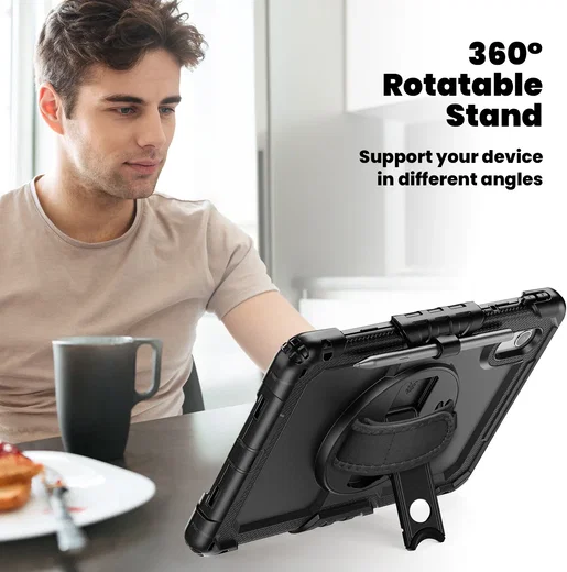 Lenovo Idea Tab / K11 Gen 2 Hoes met Screen Protector en Handriem Zwart afbeelding 8