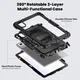 Lenovo Idea Tab / K11 Gen 2 Hoes met Screen Protector en Handriem Zwart afbeelding 2