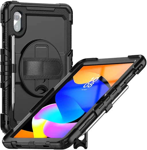 Lenovo Idea Tab / K11 Gen 2 Hoes met Screen Protector en Handriem Zwart afbeelding 12