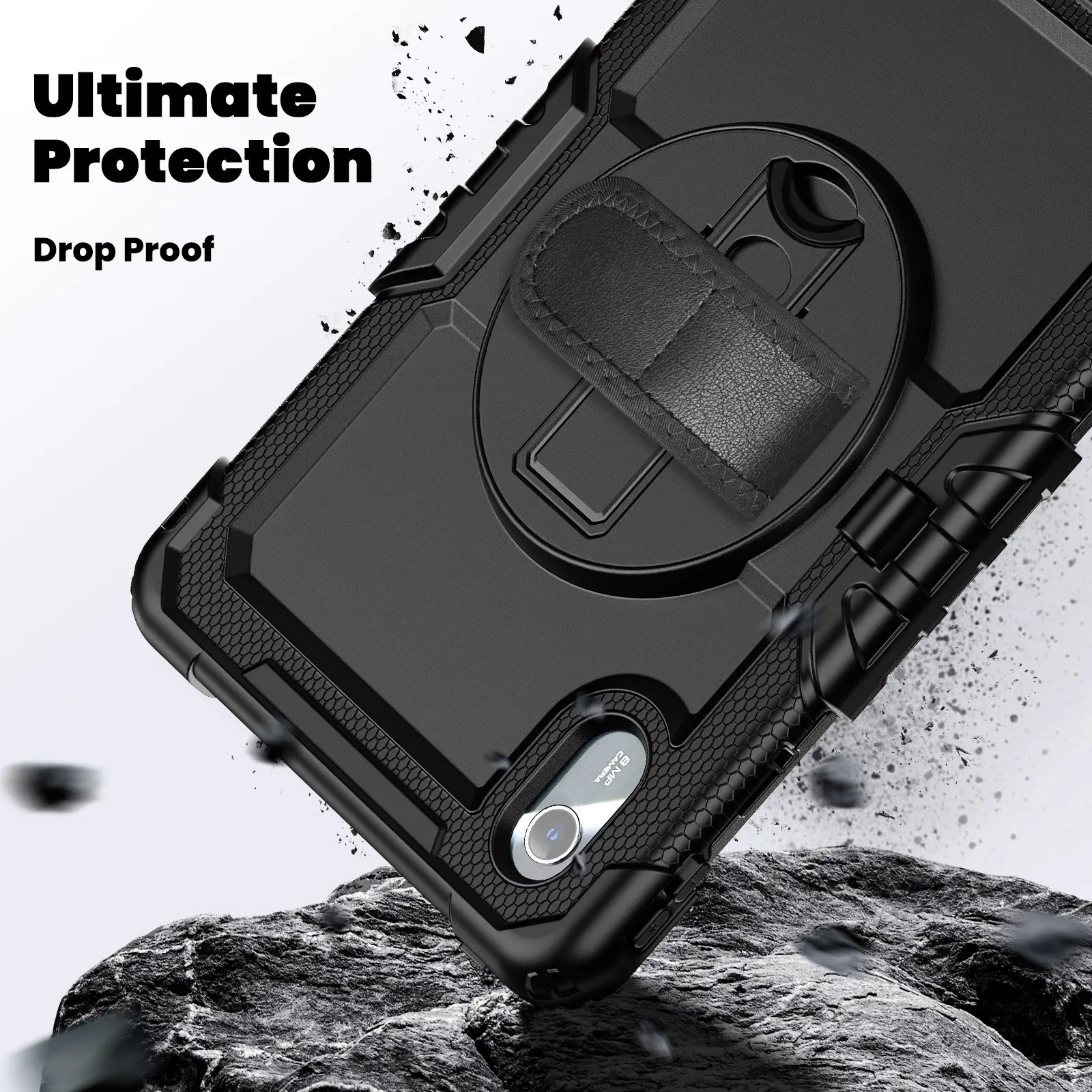 Lenovo Idea Tab / K11 Gen 2 Hoes met Screen Protector en Handriem Zwart afbeelding 7