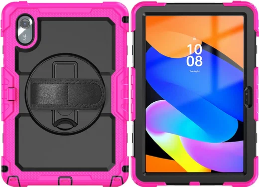 Lenovo Idea Tab / K11 Gen 2 Hoes met Screen Protector en Handriem Roze afbeelding 5