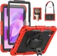 Lenovo Idea Tab / K11 Gen 2 Hoes met Screen Protector en Handriem Rood afbeelding 2