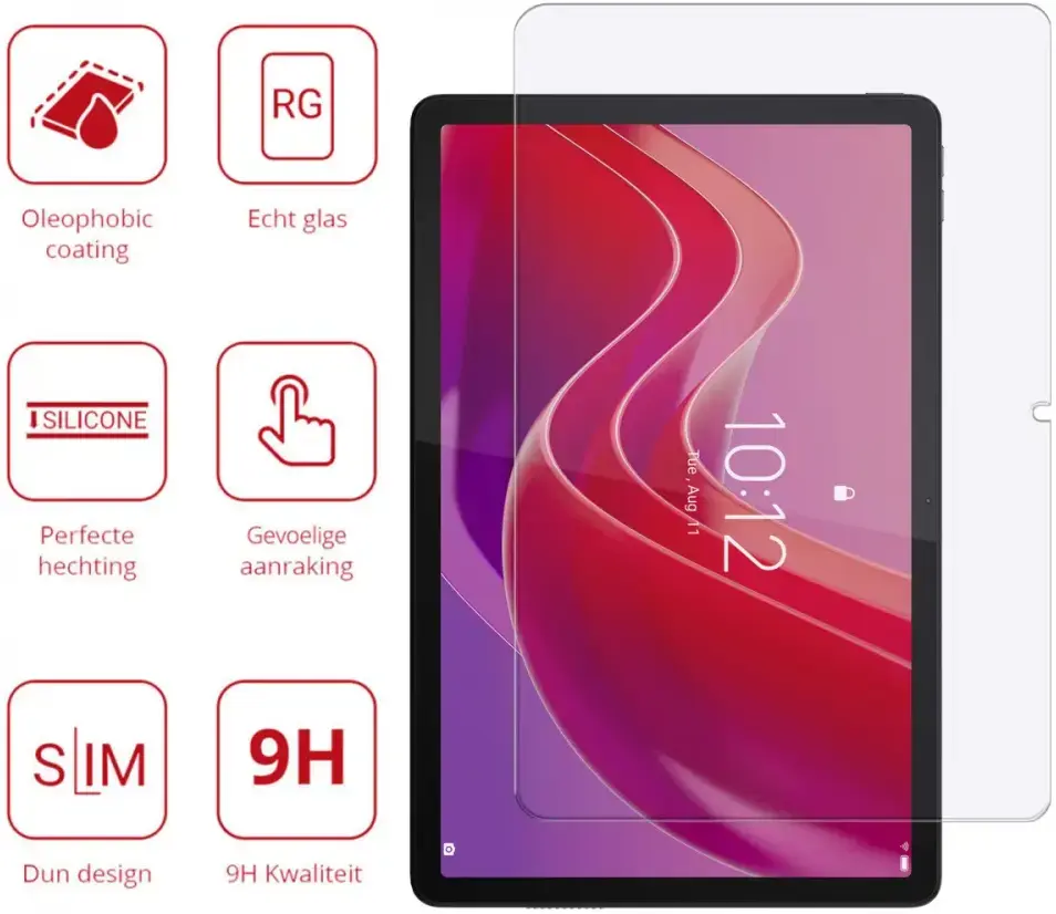 Rosso Lenovo Idea Tab / K11 Gen 2 9H Tempered Glass Screen Protector afbeelding 2