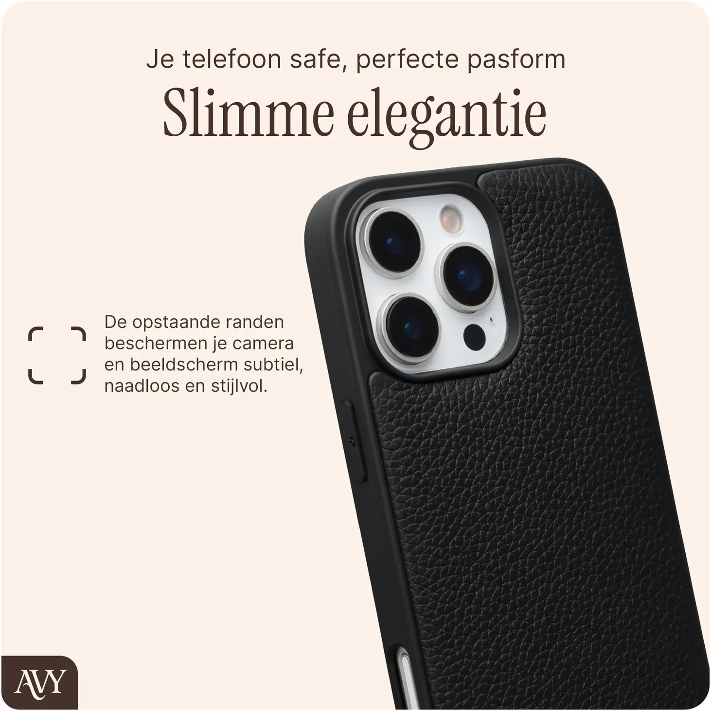 AVY Apple iPhone 16 Pro Max - Essential Kit - Zwart - Rosario Gold Set afbeelding 9
