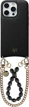 AVY Apple iPhone 16 Pro Max - Essential Kit - Zwart - Rosario Gold Set