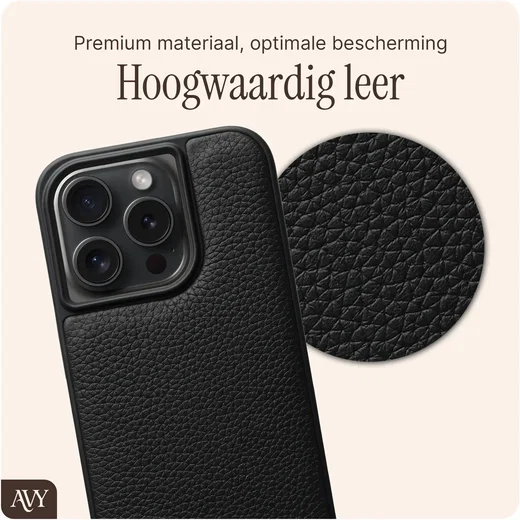 AVY Apple iPhone 15 Pro - Essential Kit - Zwart - Rosario Gold Set afbeelding 6