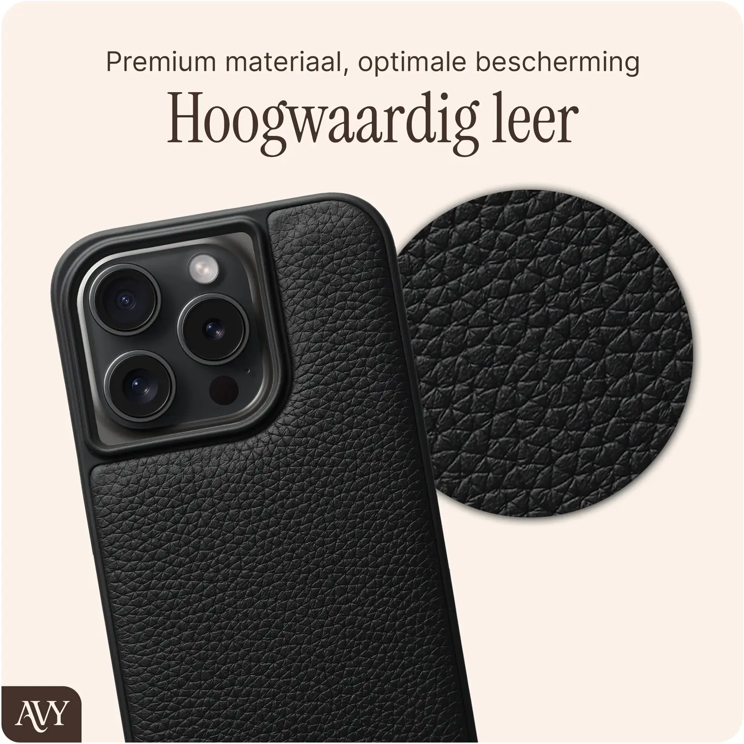 AVY Apple iPhone 14 Pro - Essential Kit - Zwart - Rosario Gold Set afbeelding 6