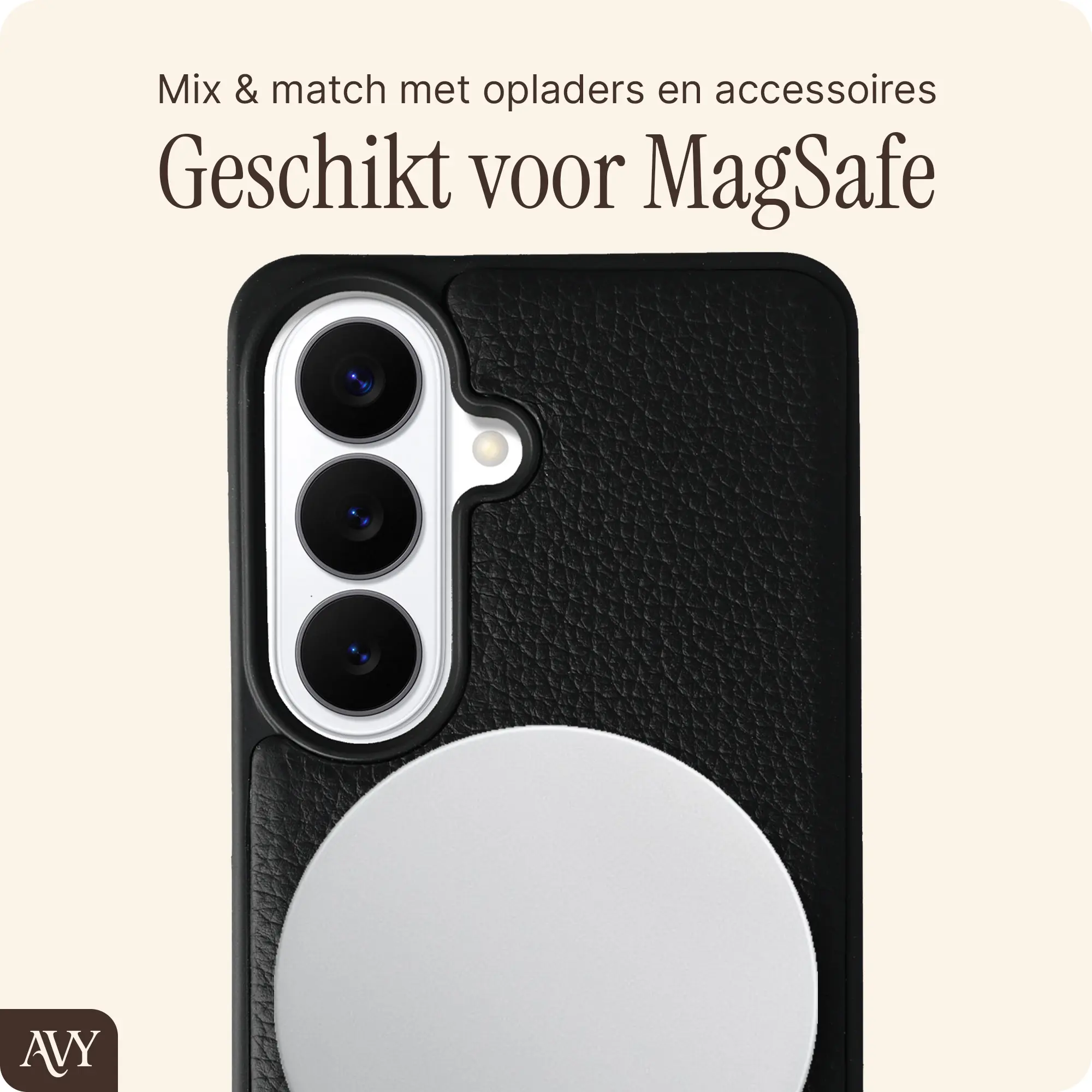 AVY Samsung Galaxy S26 - Essential Kit - Zwart - Rosario Gold Set afbeelding 6