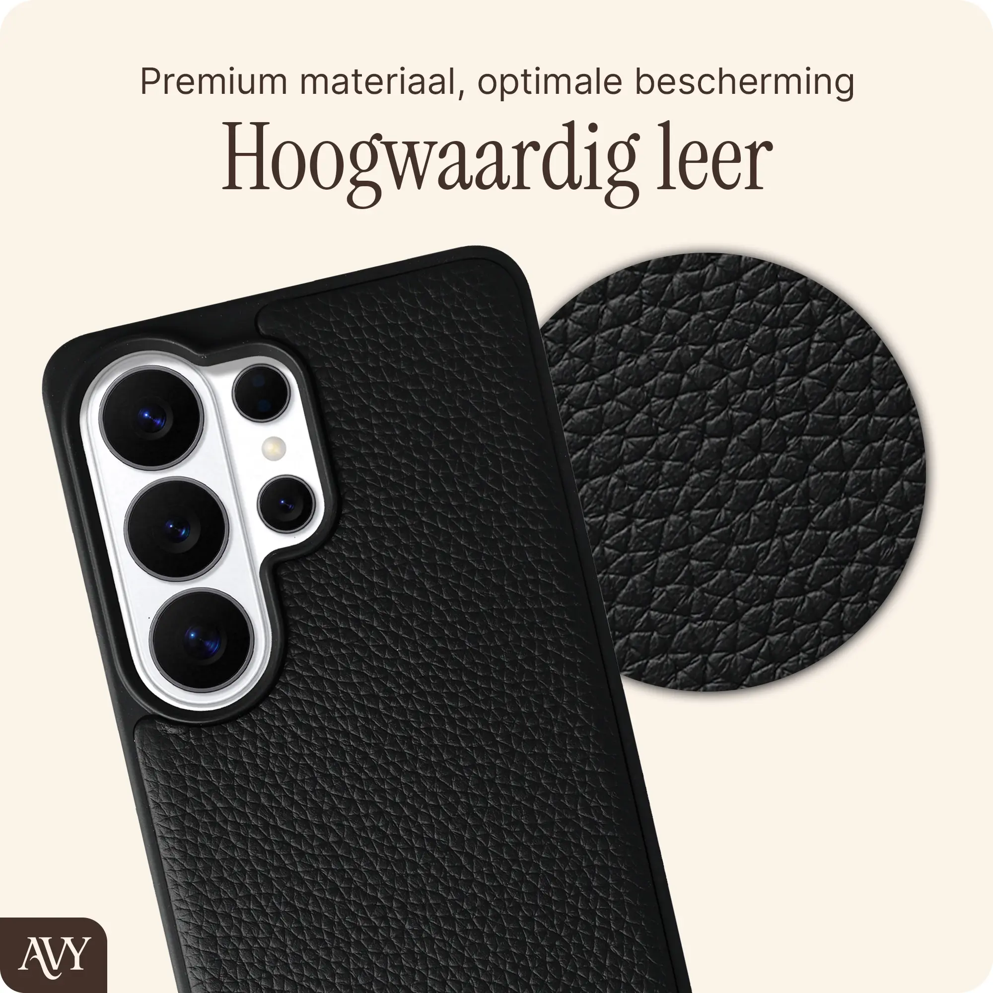 AVY Samsung Galaxy S26 Ultra - Essential Kit - Zwart - Rosario Gold Set afbeelding 5