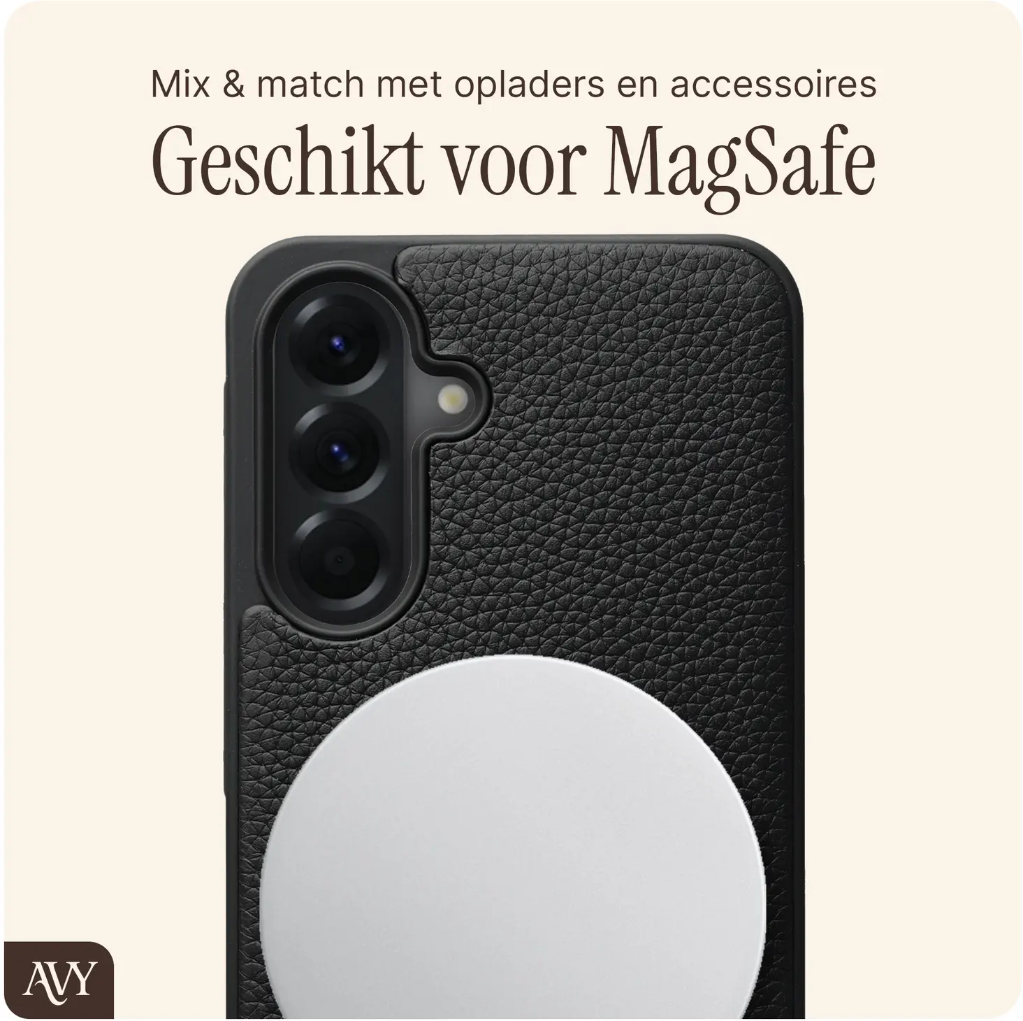 AVY Samsung Galaxy A56 - Essential Kit - Zwart - Rosario Gold Set afbeelding 6