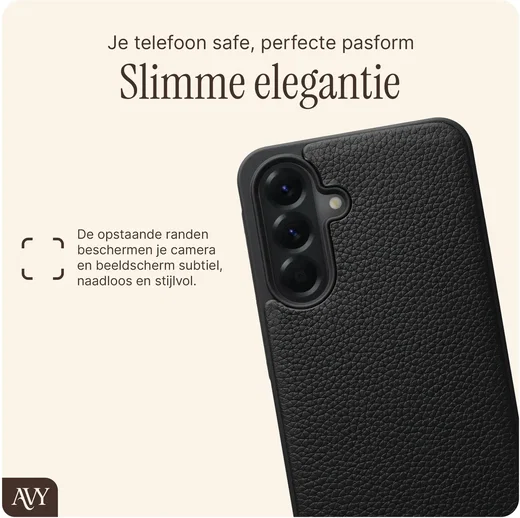 AVY Samsung Galaxy A56 - Essential Kit - Zwart - Rosario Gold Set afbeelding 7