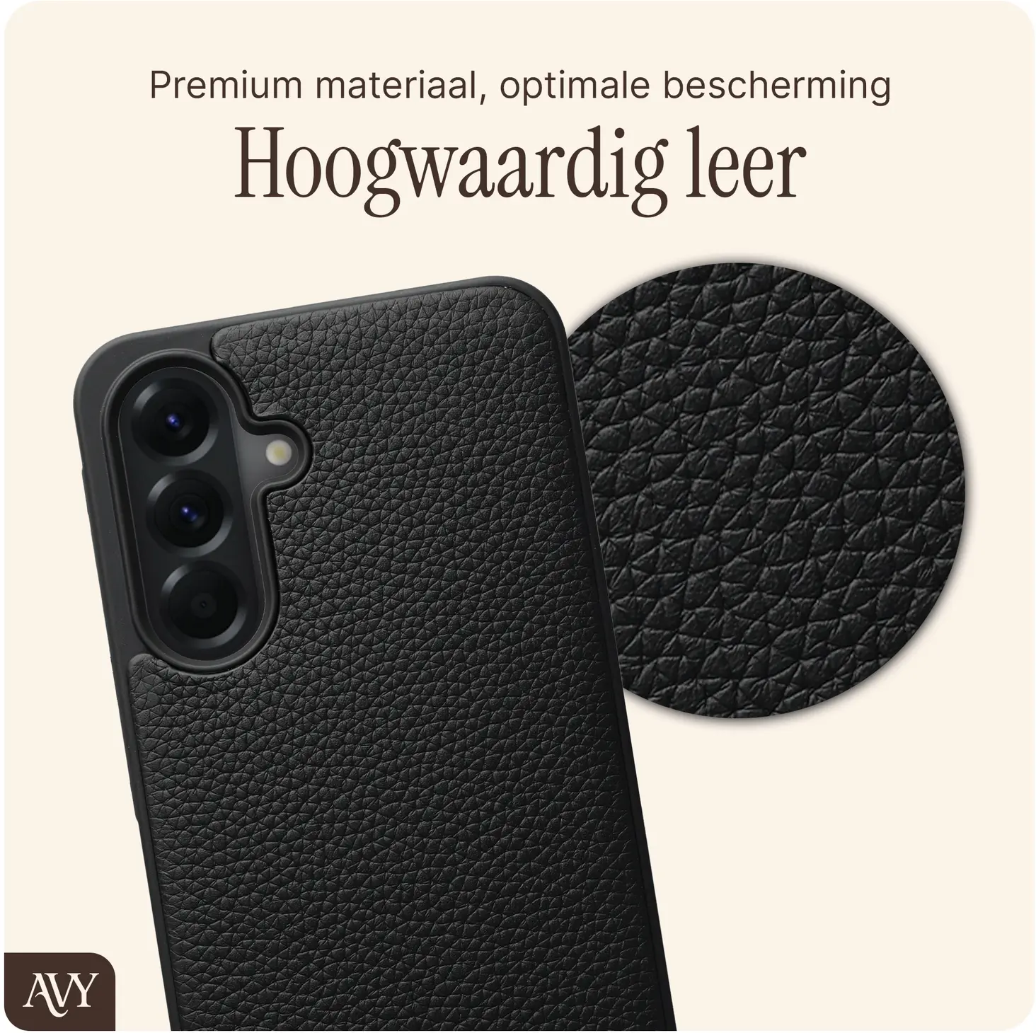 AVY Samsung Galaxy A56 - Essential Kit - Zwart - Rosario Gold Set afbeelding 5