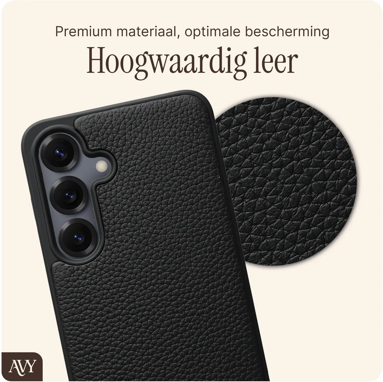 AVY Samsung S25 Plus / S24 Plus - Essential Kit - Zwart - Rosario Gold Set afbeelding 6