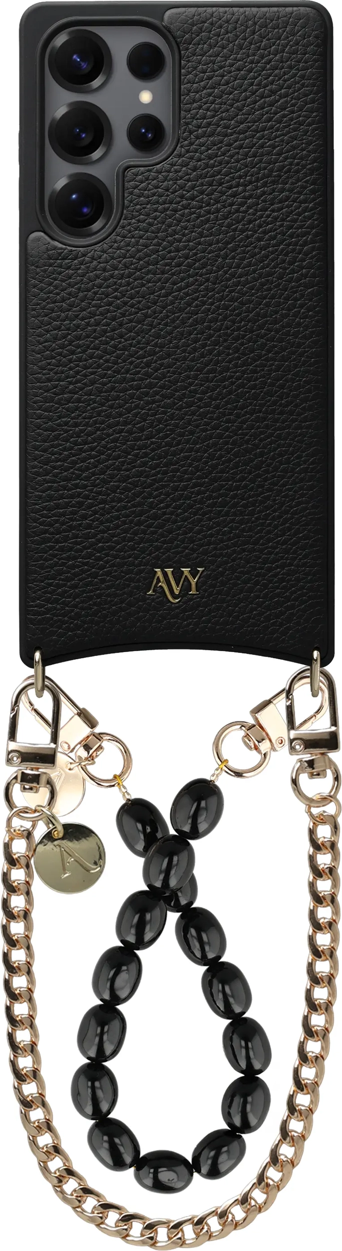 AVY Samsung Galaxy S25 Ultra - Essential Kit - Zwart - Rosario Gold Set afbeelding 1