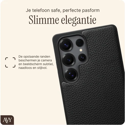 AVY Samsung Galaxy S25 Ultra - Essential Kit - Zwart - Rosario Gold Set afbeelding 8