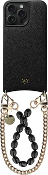 AVY Apple iPhone 15 Pro Max - Essential Kit - Zwart - Rosario Gold Set