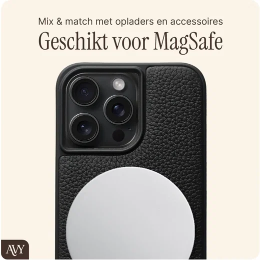 AVY Apple iPhone 15 Pro Max - Essential Kit - Zwart - Rosario Gold Set afbeelding 7
