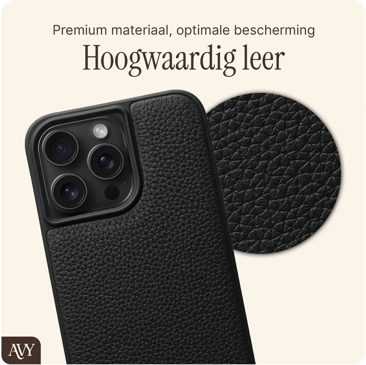 AVY Apple iPhone 14 Pro Max - Essential Kit - Zwart - Rosario Gold Set afbeelding 6