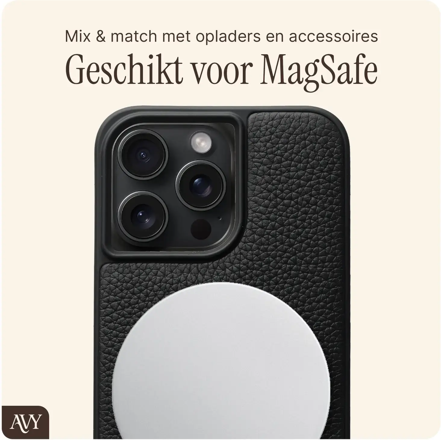 AVY Apple iPhone 14 Pro Max - Essential Kit - Zwart - Rosario Gold Set afbeelding 7