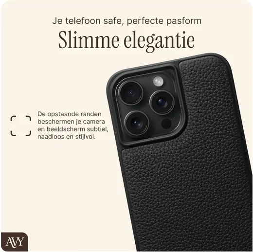 AVY Apple iPhone 14 Pro Max - Essential Kit - Zwart - Rosario Gold Set afbeelding 9