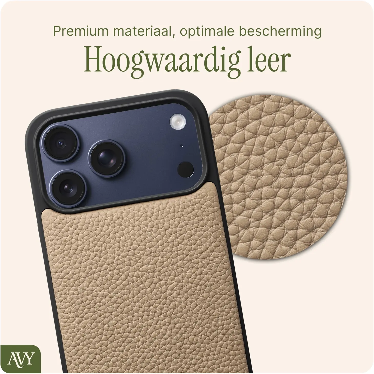 AVY Apple iPhone 17 Pro Max - Essential Kit - Beige - Cupid Pearl afbeelding 6