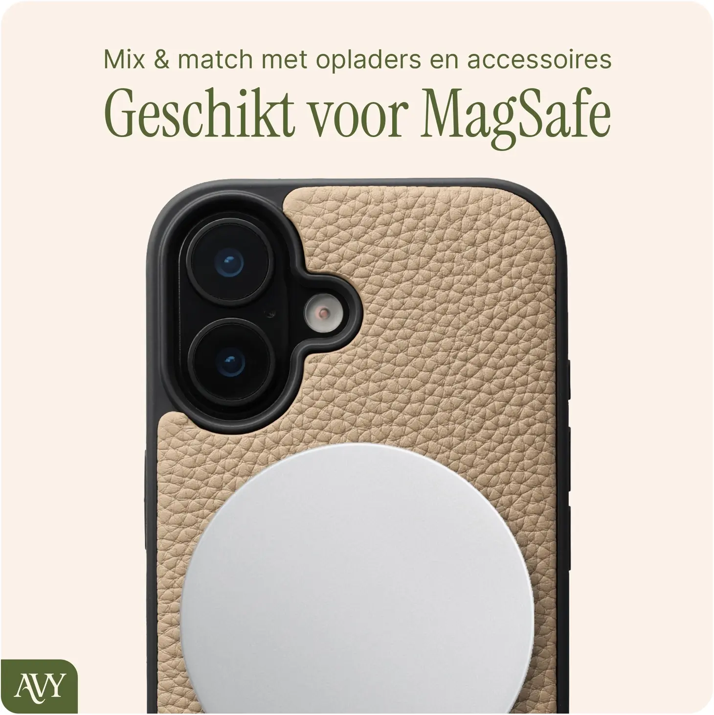 AVY Apple iPhone 16 - Essential Kit - Beige - Cupid Pearl afbeelding 8