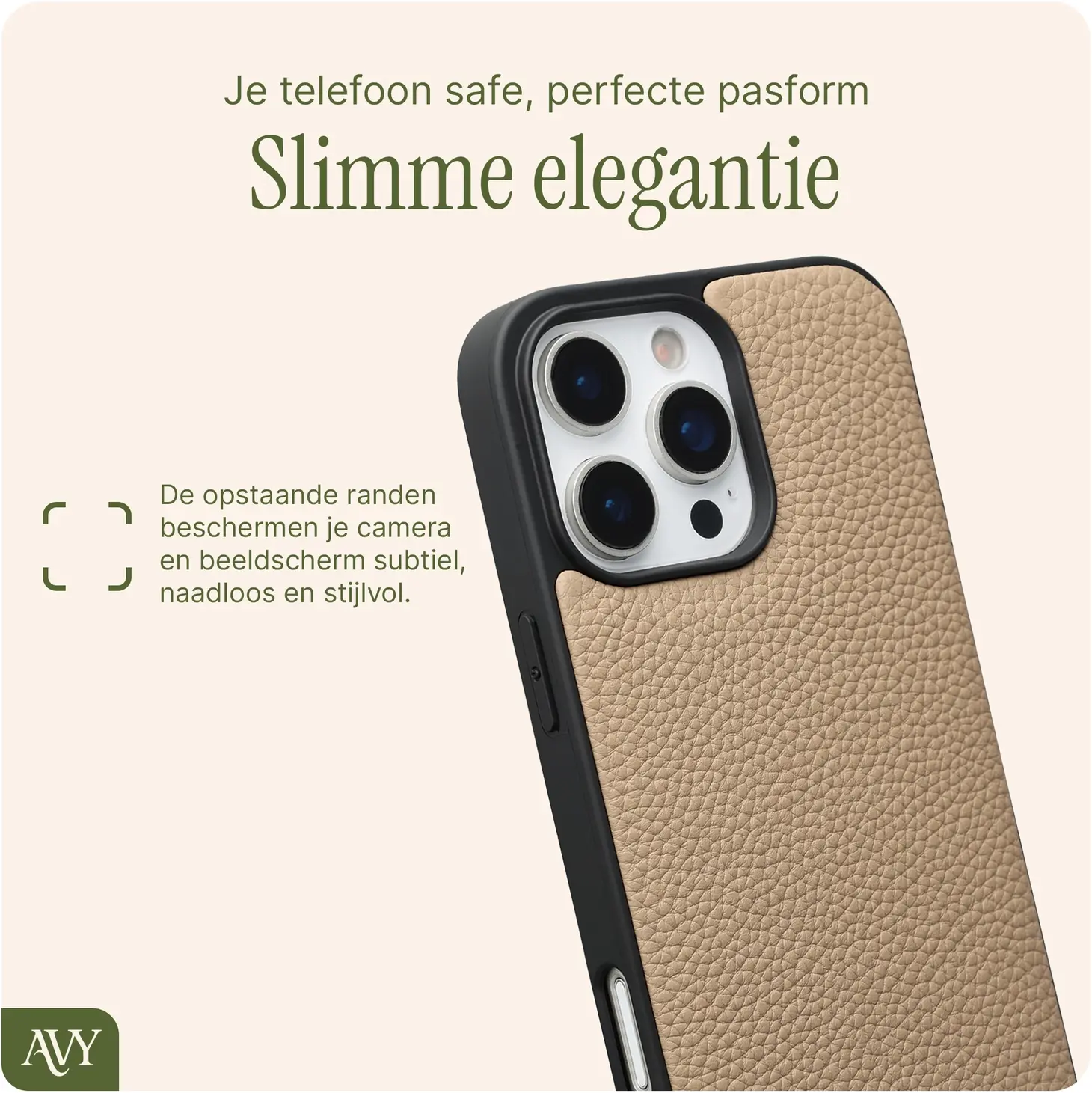 AVY Apple iPhone 16 Pro - Essential Kit - Beige - Cupid Pearl afbeelding 7
