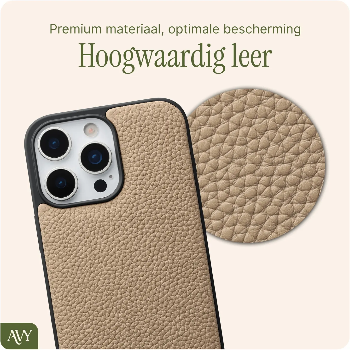 AVY Apple iPhone 16 Pro Max - Essential Kit - Beige - Cupid Pearl afbeelding 6