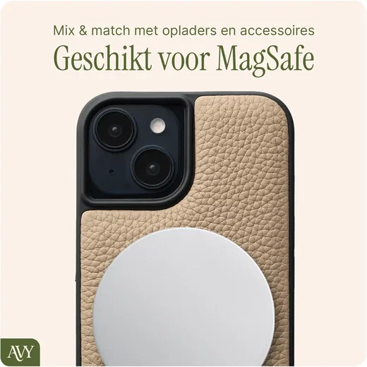 AVY Apple iPhone 14 / 13 - Essential Kit - Beige - Cupid Pearl afbeelding 7