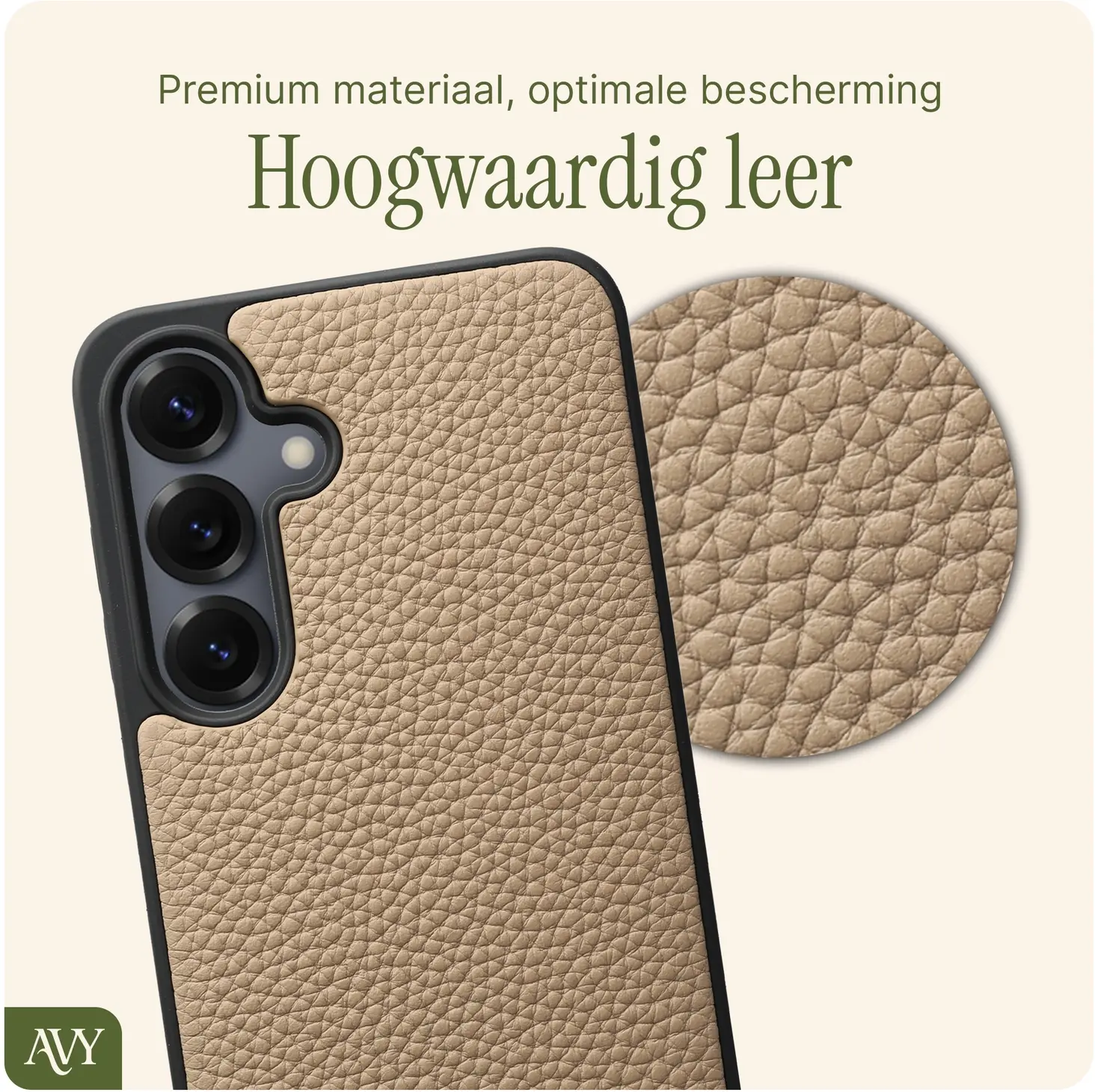 AVY Samsung S25 Plus / S24 Plus - Essential Kit - Beige - Cupid Pearl afbeelding 5